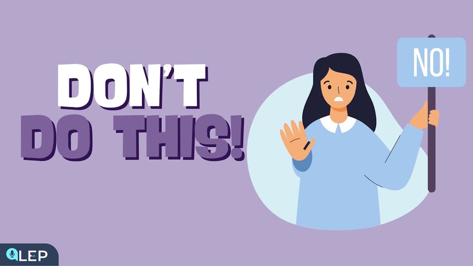 避免英语学习中的常见错误