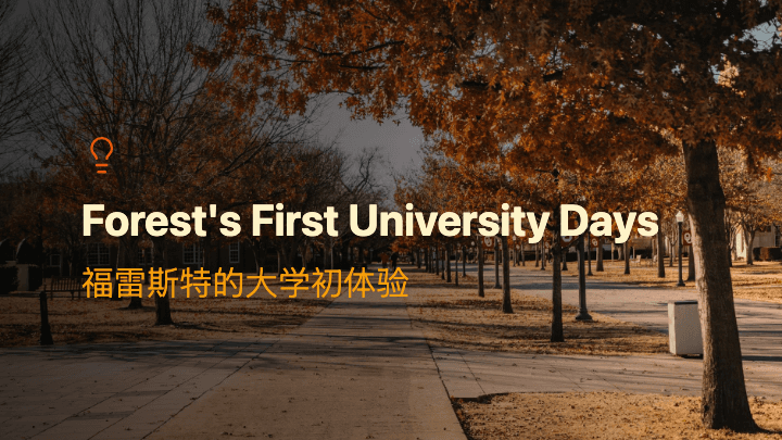 福雷斯特的大学初体验